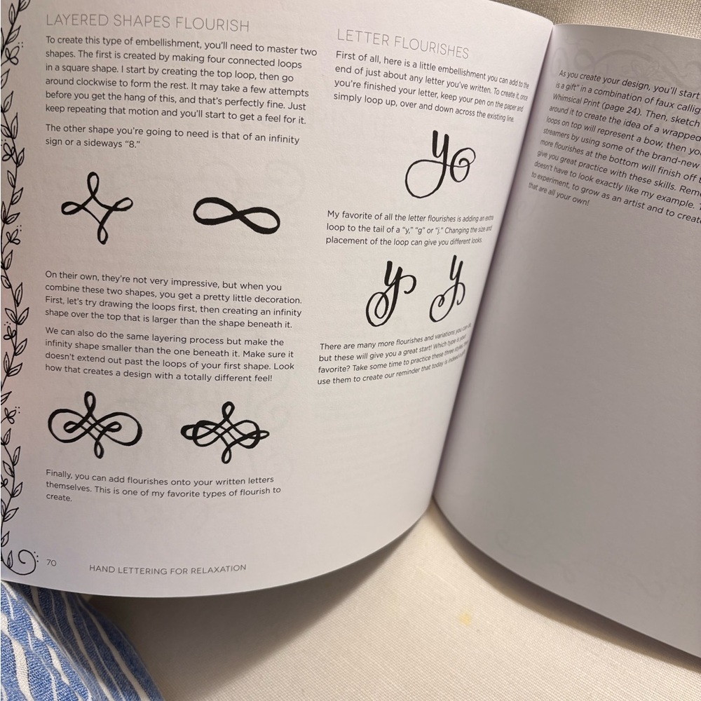 Hand Lettering for Relaxation Art Book - Picture 2 of 8